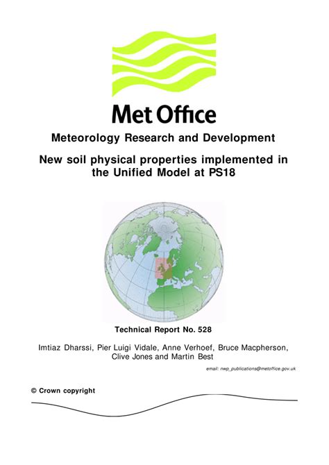 Meteorology Research and Development