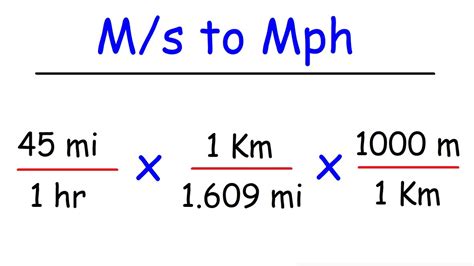 Meter-to-Mile Conversion Exercises