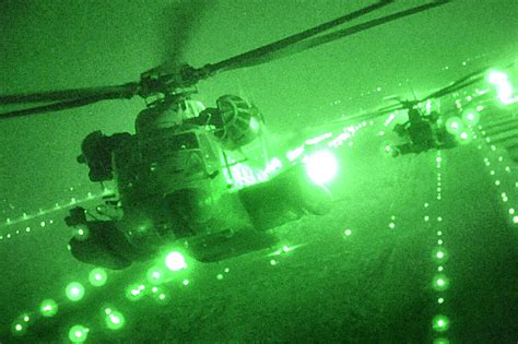 MH-53 Pave Low Helicopter Night Vision