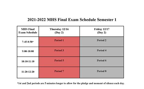 MHS Calendar System Image 9