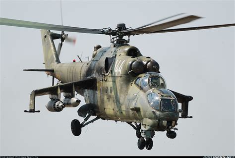 Mi-24 in flight