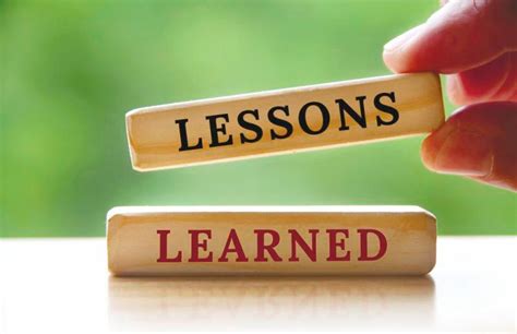 Michael Day Lessons Learned