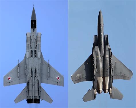 Comparison of MiG-31 with other fighter jets