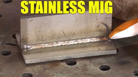 Mig welder equipment for stainless steel