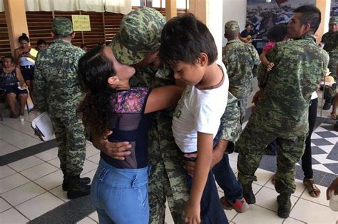 Militares con familia