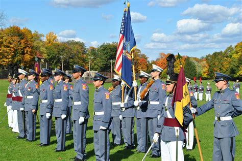 Cadets engaging in academic coursework