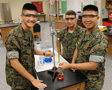 Cadets engaging in physical training