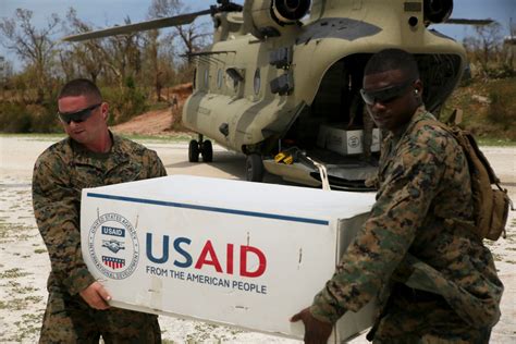 Military aid disaster relief for partner countries