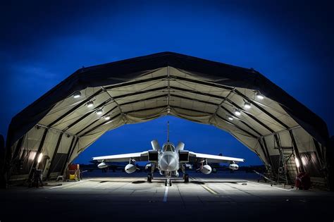 Military aircraft hangar