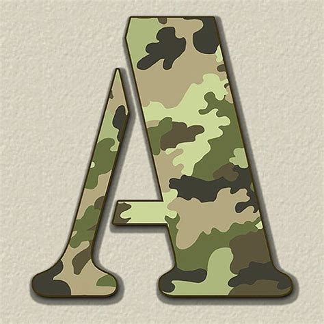 Military Alphabet Clipart