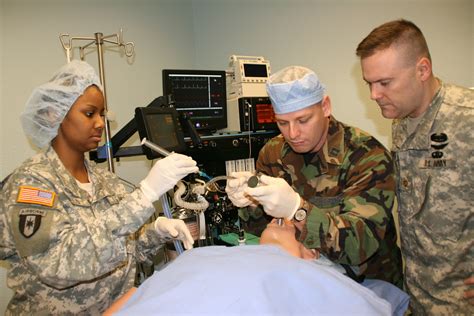 Anesthesiologist in the military