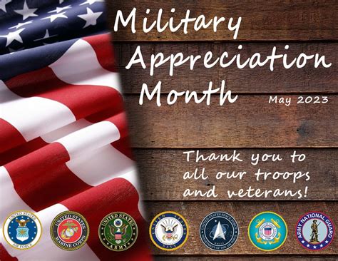 Military appreciation and recognition