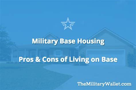 Military base pros and cons