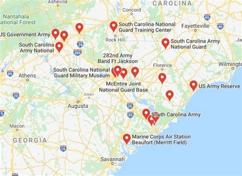 South Carolina Military Bases