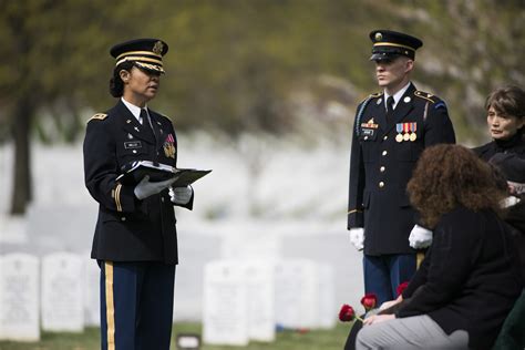 Military Chaplain at funeral