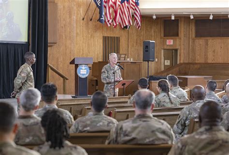 Military Chaplain in barracks