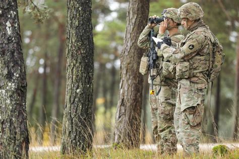 Military Cop Conducting Reconnaissance