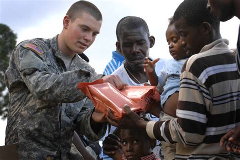 Military deployment humanitarian