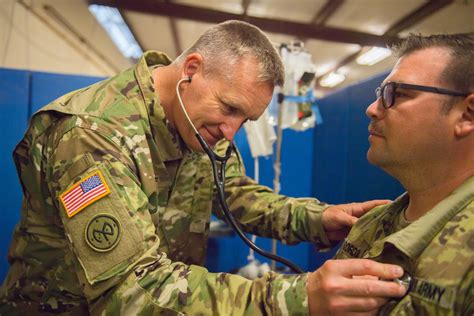 Military Doctor in a Medical Facility