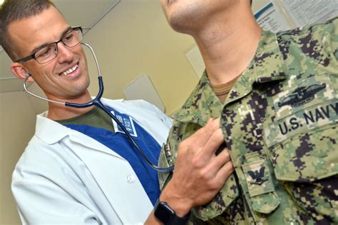 Military Doctor in a Laboratory