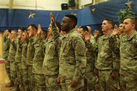 New Recruits Taking the Oath