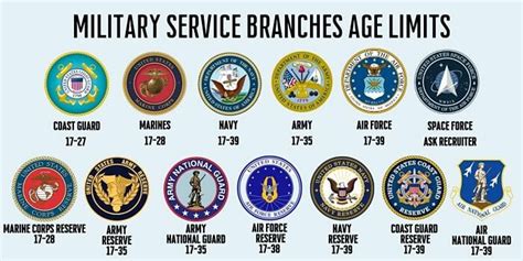 Military Enlistment Types by Branch