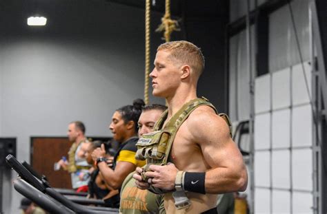 Soldiers participating in a physical fitness training session