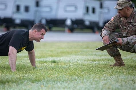 A military fitness program in action