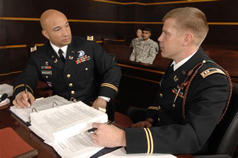 Military Lawyer at Desk