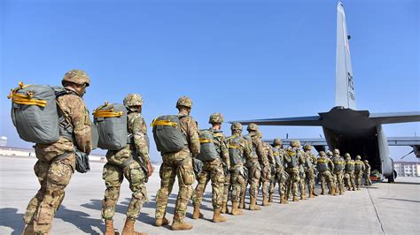 Military personnel conducting logistics operations