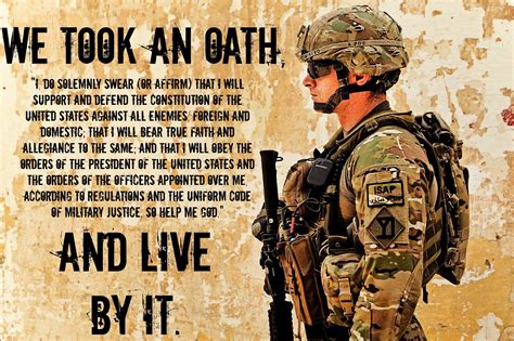 History of the Military Oath