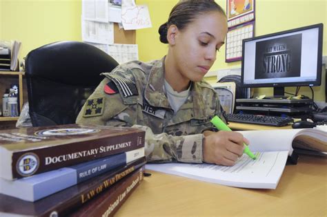 Military Paralegal Conducting Interviews