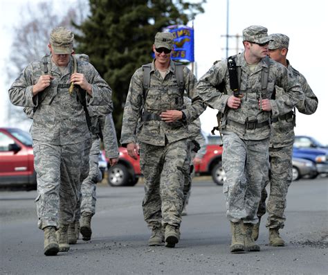 Military Police Air Force Conducting a Security Check