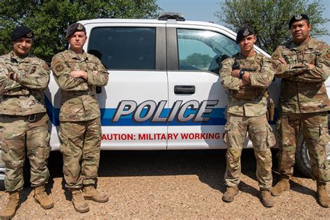 Military Police Air Force Personnel in Action