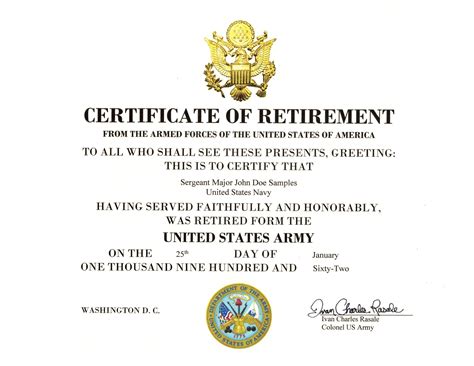 Military Retirement Benefits