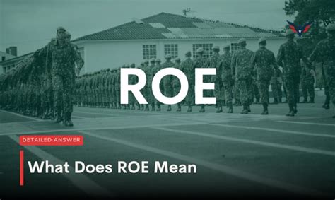 Military ROE