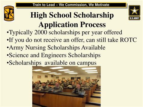 Military Scholarship Application Process