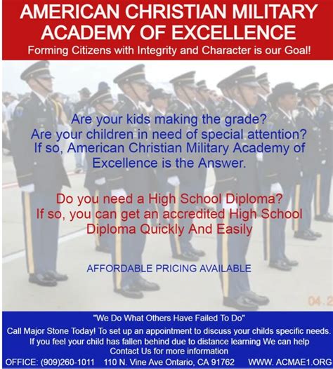 Military school excellence