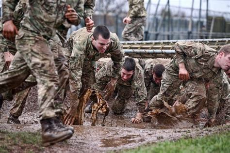 Military special forces in training