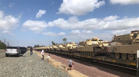 Military Tanks on Train 1