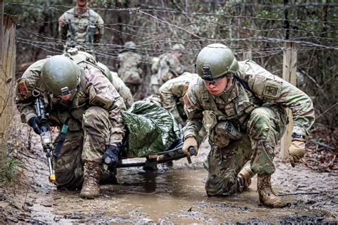 Soldiers in training, using Ooh Rah to motivate each other