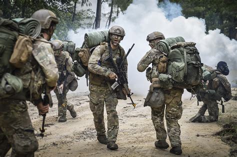 Soldier during tactical training