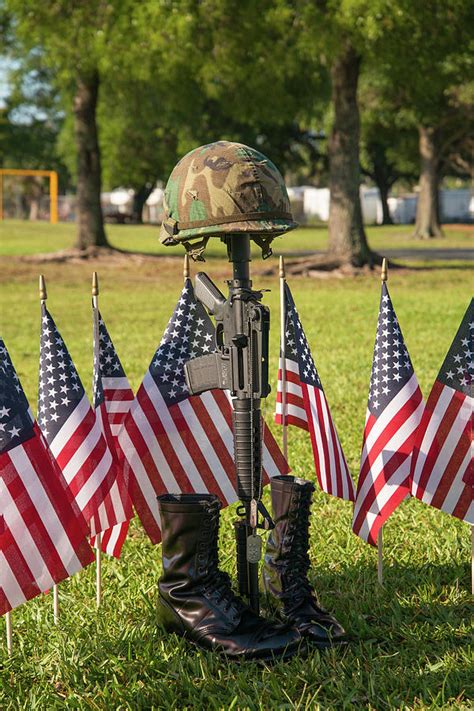 A military tribute with taps being played