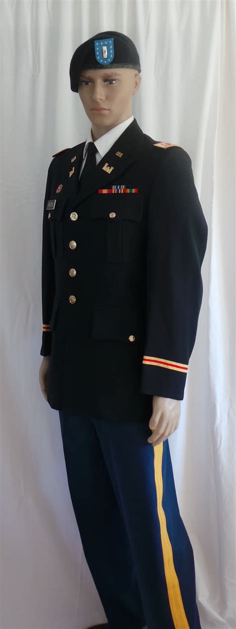 Military uniforms on display