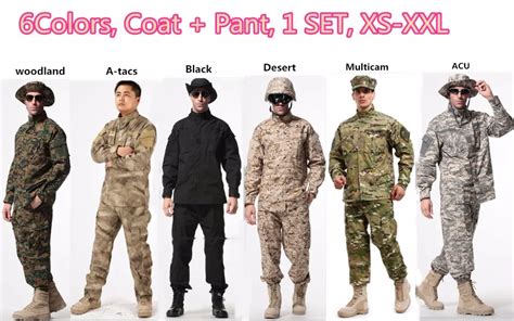 Military Uniforms Types