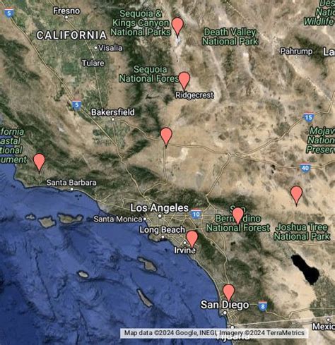 Military Bases in Southern California