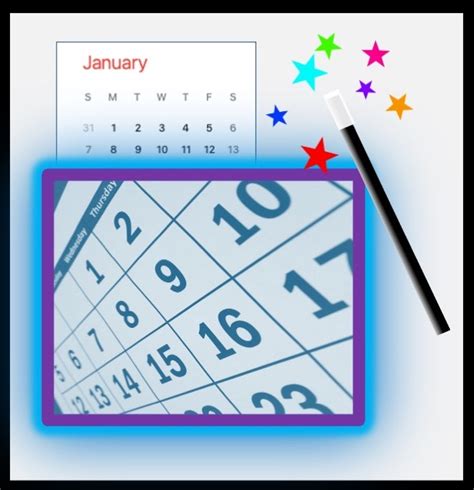 Mini calendar tricks