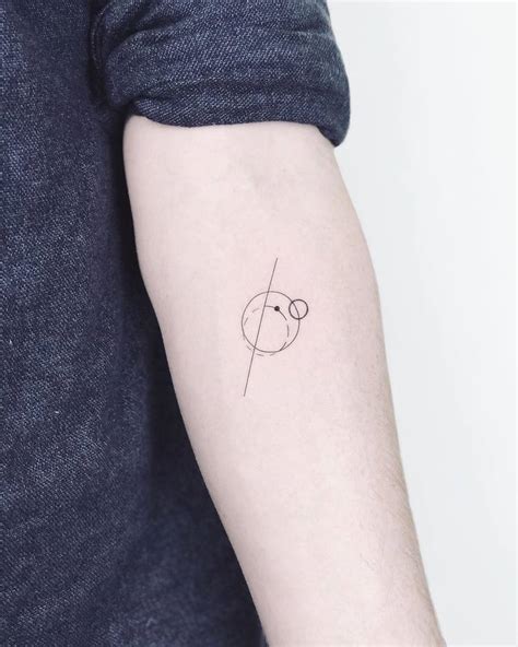 Minimalist geometry tattoos