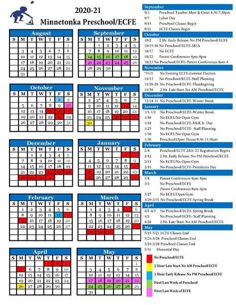 Minnetonka Schools Calendar