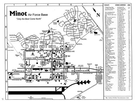 Minot Air Force Base Location